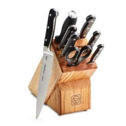 Tramontina Forged 9 Pc Cutlery Set With Hardwood Counter Block