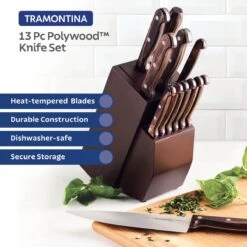 Tramontina 13 Pc Cutlery Block Set -Tramontina Sales Store 80019012IXM001G