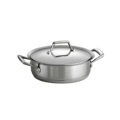 Tramontina 3 Qt Prima Stainless Steel Covered Casserole 14 Tramontina 3 Qt Prima Stainless Steel Covered Casserole -Tramontina Sales Store 80101003IXM001G