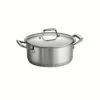 Tramontina 6 Qt Prima Stainless Steel Covered Sauce Pot