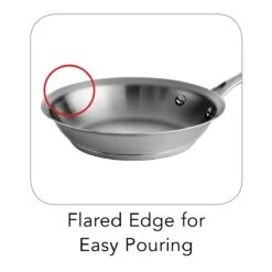 Tramontina 8 In Prima Fry Pan - Stainless Steel -Tramontina Sales Store 80101019IXI002G