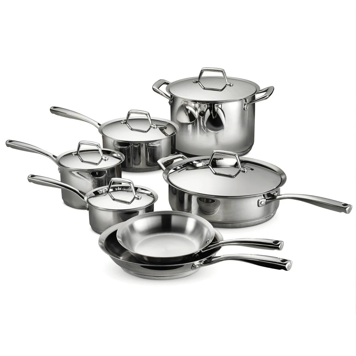 Tramontina Prima 12 Pc Stainless Steel Cookware Set 2 Tramontina Prima 12 Pc Stainless Steel Cookware Set - Image 2