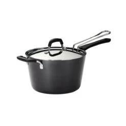 Tramontina 5.5 Qt Aluminum Deep Fryer With Helper Handle - Charcoal Gray -Tramontina Sales Store 80106003IXM003G