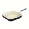 Tramontina 11 In Ceramic Square Grill Pan - Black