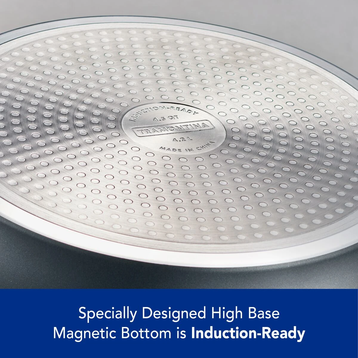 Tramontina 9 Pc Induction Nonstick Cookware Set - Slate Gray 2 Tramontina 9 Pc Induction Nonstick Cookware Set - Slate Gray - Image 2