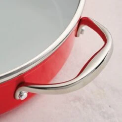 Tramontina 10 Pc Cold-Forged Induction Ceramic Cookware Set - Red 18 Tramontina 10 Pc Cold-Forged Induction Ceramic Cookware Set - Red -Tramontina Sales Store 80110032IXM003G