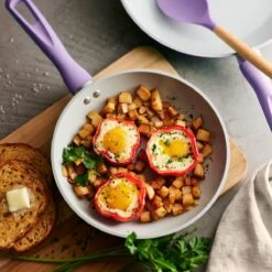 Tramontina 2 Pk 10 In And 12 In Aluminum Saute Pans Purple -Tramontina Sales Store 80110041IXM001G