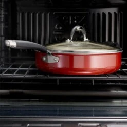 Tramontina Ceramica 11 In Covered Deep Skillet - Metallic Copper 15 Tramontina Ceramica 11 In Covered Deep Skillet - Metallic Copper -Tramontina Sales Store 80110045IXM003G