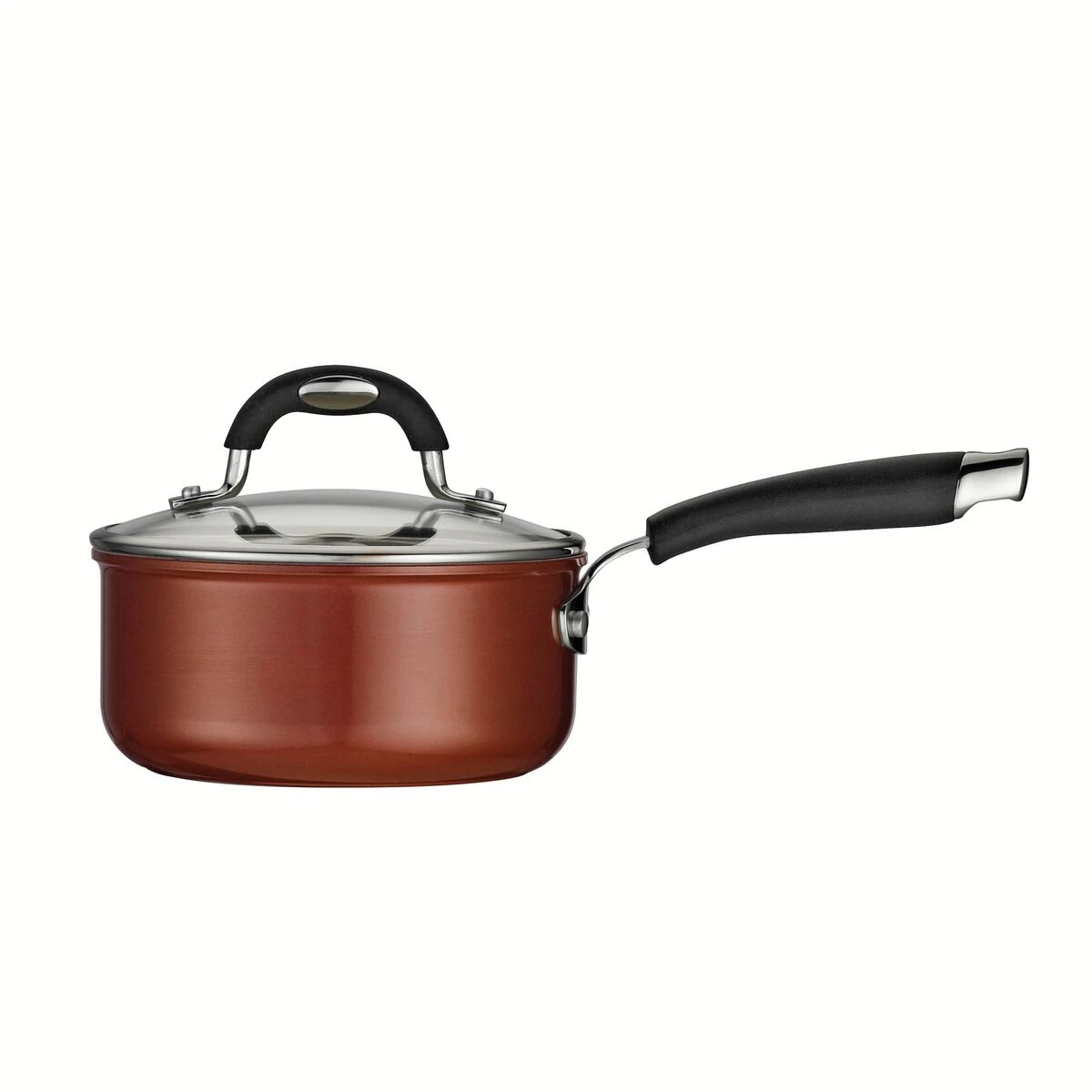 Tramontina Ceramica 1.5 Qt Covered Sauce Pan - Metallic Copper 2 Tramontina Ceramica 1.5 Qt Covered Sauce Pan - Metallic Copper - Image 2