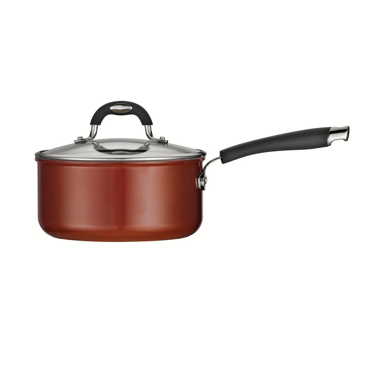 Tramontina Ceramica 3 Qt Covered Sauce Pan - Metallic Copper 2 Tramontina Ceramica 3 Qt Covered Sauce Pan - Metallic Copper - Image 2