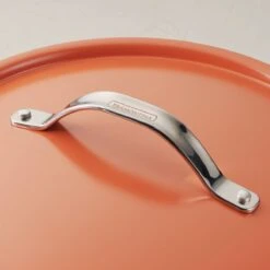 Tramontina All In One Plus Pan, 5 Qt Ceramic Non Stick - Persimmon Orange 22 Tramontina All In One Plus Pan, 5 Qt Ceramic Non Stick - Persimmon Orange -Tramontina Sales Store 80110084IXM005G