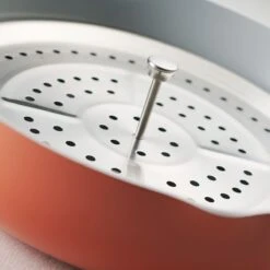 Tramontina All In One Plus Pan, 5 Qt Ceramic Non Stick - Persimmon Orange 19 Tramontina All In One Plus Pan, 5 Qt Ceramic Non Stick - Persimmon Orange -Tramontina Sales Store 80110084IXM008G