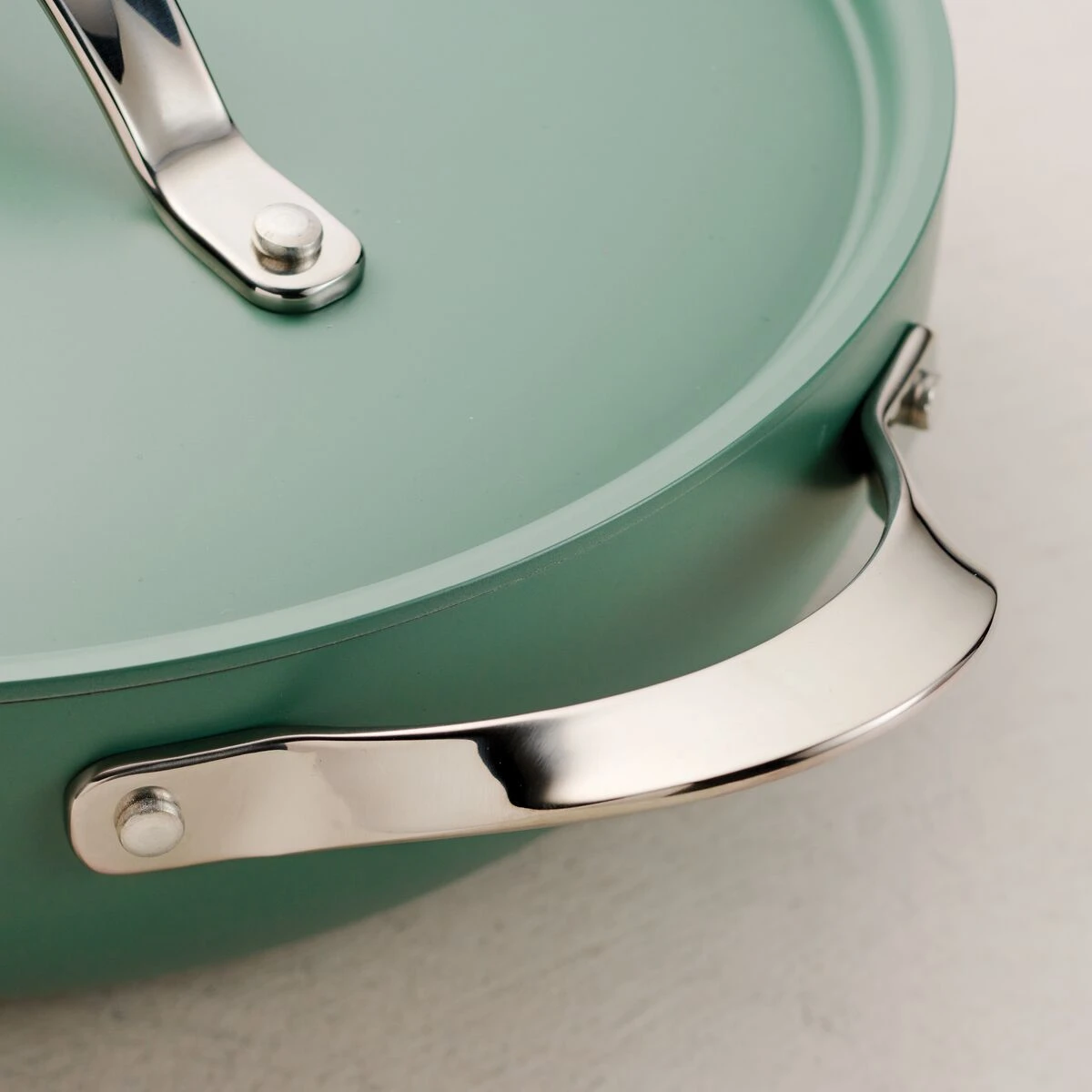 Tramontina All In One Plus Pan, 5 Qt Ceramic Non Stick - Sea Salt Green 11 Tramontina All In One Plus Pan, 5 Qt Ceramic Non Stick - Sea Salt Green - Image 11