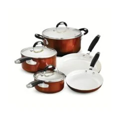 Tramontina Ceramica 8 Pc Cookware Set - Metallic Copper 7 Tramontina Ceramica 8 Pc Cookware Set - Metallic Copper -Tramontina Sales Store 80110219IXM001G