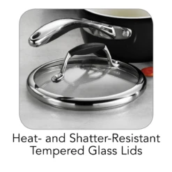 Tramontina 10 Pc Ceramic Cookware Set - Black -Tramontina Sales Store 80110525ANM001G