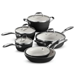 Tramontina 10 Pc Ceramic Cookware Set - Black -Tramontina Sales Store 80110525ANM002G