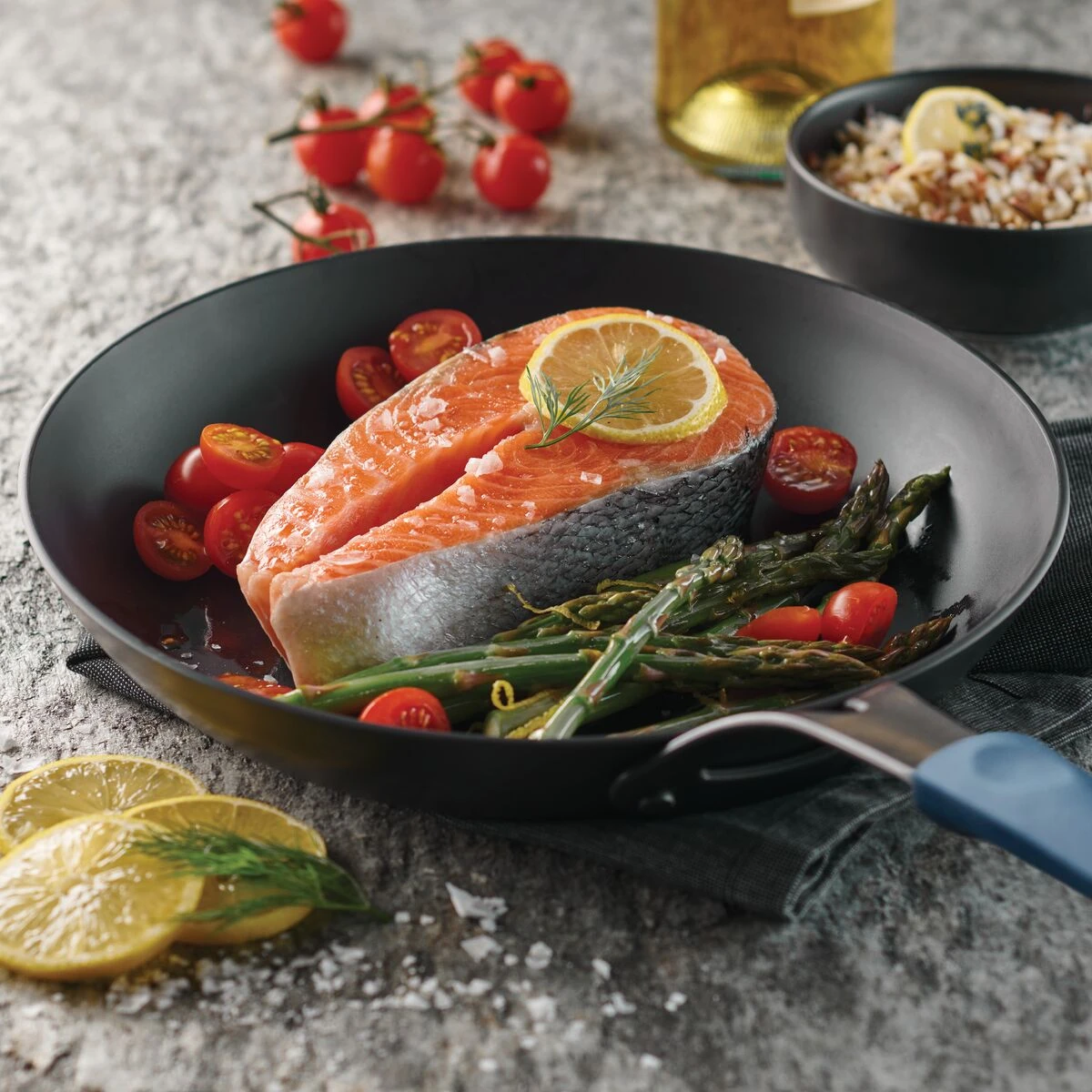 Tramontina 10 In Carbon Steel Fry Pan - With Silicone Grip 1 Tramontina 10 In Carbon Steel Fry Pan - With Silicone Grip