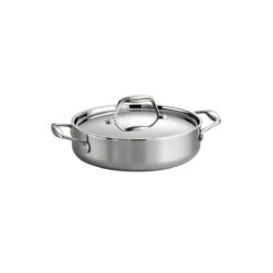 Tramontina 3 Qt Tri-Ply Clad Stainless Steel Covered Braiser -Tramontina Sales Store 80116009PDM001G