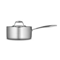 Tramontina 3 Qt Tri-Ply Clad Stainless Steel Covered Sauce Pan 12 Tramontina 3 Qt Tri-Ply Clad Stainless Steel Covered Sauce Pan -Tramontina Sales Store 80116023IXM002G