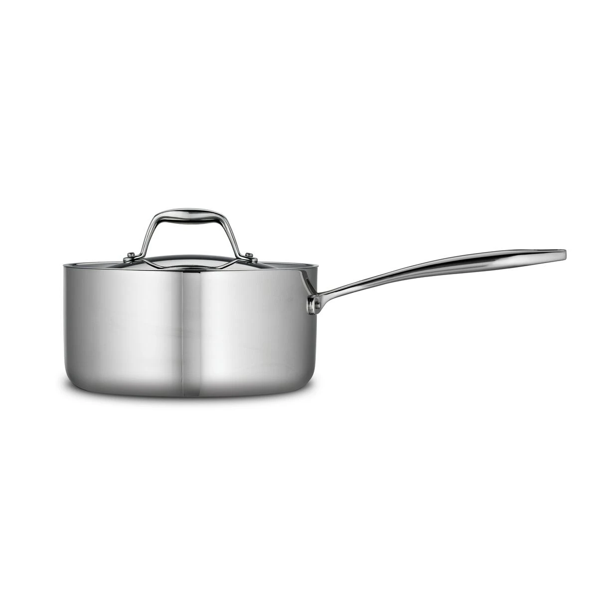 Tramontina 3 Qt Tri-Ply Clad Stainless Steel Covered Sauce Pan 5 Tramontina 3 Qt Tri-Ply Clad Stainless Steel Covered Sauce Pan - Image 5