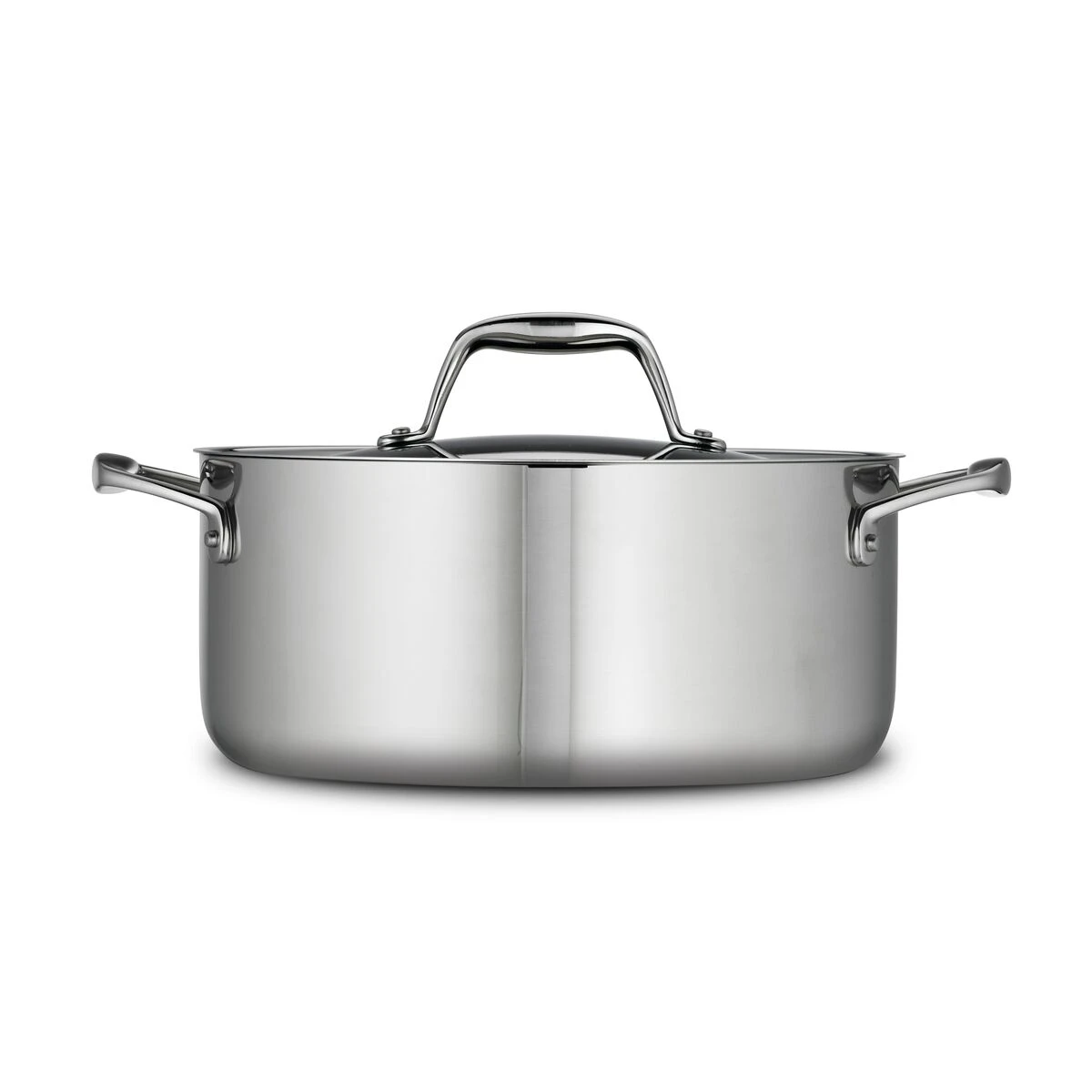 Tramontina Tri-Ply Clad 5 Qt Stainless Steel Covered Dutch Oven 5 Tramontina Tri-Ply Clad 5 Qt Stainless Steel Covered Dutch Oven - Image 5