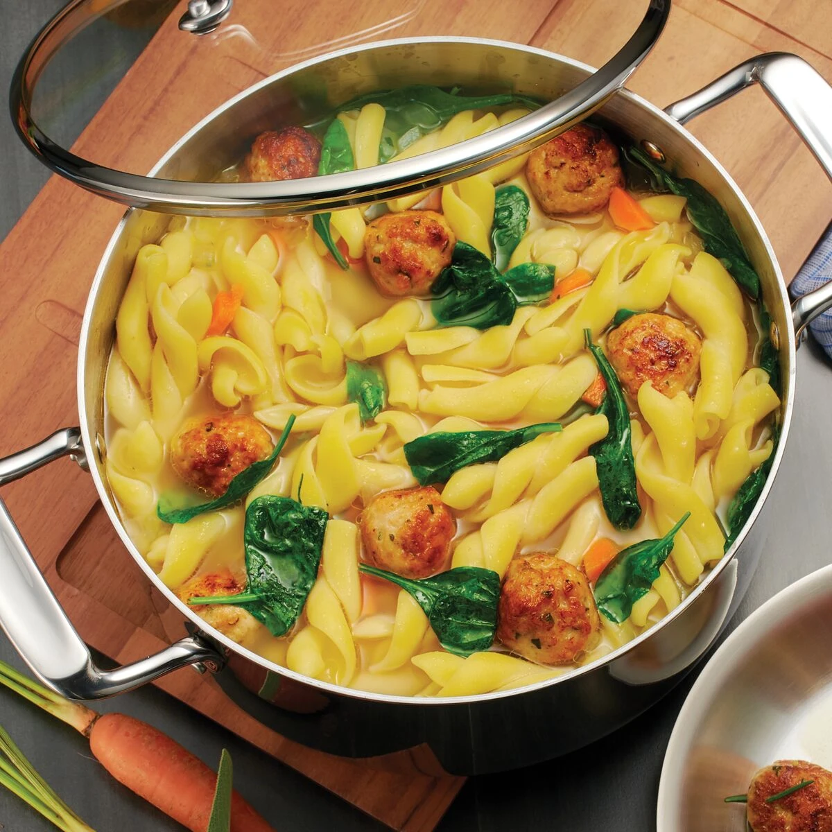 Tramontina Tri-Ply Clad 8 Qt Stainless Steel Covered Stock Pot - Glass Lid 1 Tramontina Tri-Ply Clad 8 Qt Stainless Steel Covered Stock Pot - Glass Lid