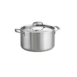 Tramontina 6 Qt Tri-Ply Clad Stainless Steel Covered Sauce Pot -Tramontina Sales Store 80116040PDM001G