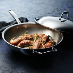 Tramontina Tri-Ply Clad 12 In Stainless Steel Wok -Tramontina Sales Store 80116046IXM001G