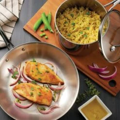 Tramontina Tri-Ply Clad 12 Pc Stainless Steel Cookware Set With Glass Lids -Tramontina Sales Store 80116055IXM001G