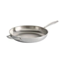 Tramontina 12 In Tri-Ply Clad Stainless Steel Fry Pan W/Helper Handle -Tramontina Sales Store 80116057IXM001G