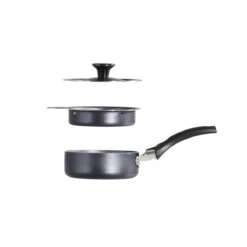 Tramontina 3 PC 4 In Mini Egg Poacher - Aluminum -Tramontina Sales Store 80119566IXI001G