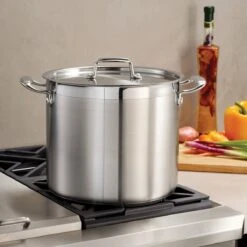 Tramontina 12 Qt Stainless Steel Covered Stock Pot 12 Tramontina 12 Qt Stainless Steel Covered Stock Pot -Tramontina Sales Store 80120000IXM001G