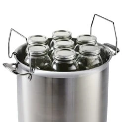 Tramontina 22 Qt Stainless Steel Canning Stock Pot With Rack 16 Tramontina 22 Qt Stainless Steel Canning Stock Pot With Rack -Tramontina Sales Store 80120006IXM004G