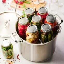 Tramontina 22 Qt Stainless Steel Canning Stock Pot With Rack