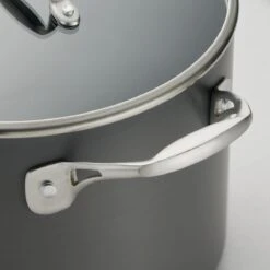 Tramontina 8 Qt Hard Anodized Aluminum Covered Stock Pot 7 Tramontina 8 Qt Hard Anodized Aluminum Covered Stock Pot -Tramontina Sales Store 80123077IXM004G