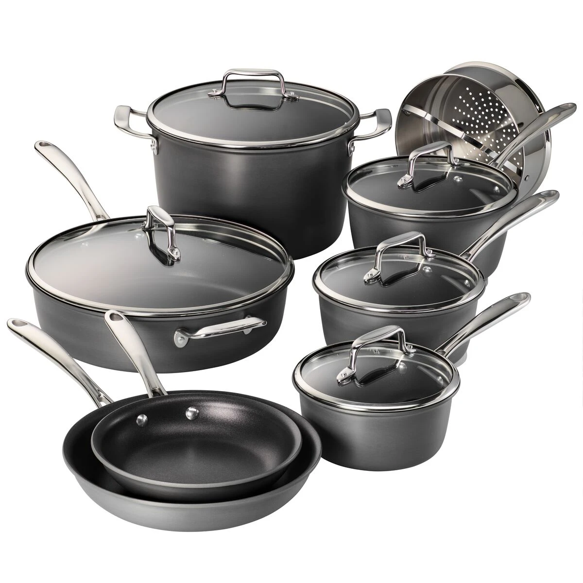 Tramontina Hard Anodized 13 Pc Cookware Set 1 Tramontina Hard Anodized 13 Pc Cookware Set