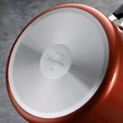 Tramontina 6 Pc Aluminum Stackable Sauce Pan Set - Metallic Red -Tramontina Sales Store 80124123IXM004G