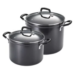 Tramontina 4-Piece Nonstick Stock Pot Set (8 Quart And 12 Quart) -Tramontina Sales Store 80124127IXM001G