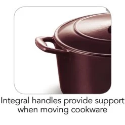 Tramontina 5.5 Qt Enameled Cast-Iron Series 1000 Covered Round Dutch Oven - Majolica Red -Tramontina Sales Store 80131037IXI002G