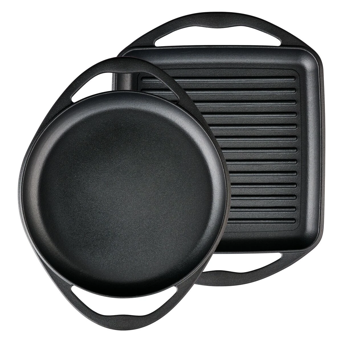 Tramontina 2 Pk Pre-Seasoned Cast Iron Grill And Griddle Set 5 Tramontina 2 Pk Pre-Seasoned Cast Iron Grill And Griddle Set - Image 5