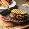 Tramontina 11 In Enameled Cast-Iron Series 1000 Grill Pan - Gradated Red