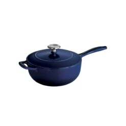 Tramontina 3 Qt Enameled Cast-Iron Series 1000 Covered Saucier - Gradated Cobalt -Tramontina Sales Store 80131071IXM002G