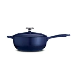 Tramontina 3 Qt Enameled Cast-Iron Series 1000 Covered Saucier - Gradated Cobalt -Tramontina Sales Store 80131071IXM003G
