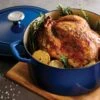 Tramontina 5.5 Qt Enameled Cast-Iron Series 1000 Covered Round Dutch Oven - Gradated Cobalt