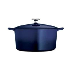 Tramontina 6.5 Qt Enameled Cast-Iron Series 1000 Covered Round Dutch Oven - Gradated Cobalt -Tramontina Sales Store 80131076IXM003G