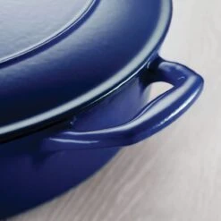 Tramontina 6.5 Qt Enameled Cast-Iron Series 1000 Covered Round Dutch Oven - Gradated Cobalt -Tramontina Sales Store 80131076IXM005G