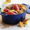 Tramontina 7 Qt Enameled Cast-Iron Oval Dutch Oven - Gradated Cobalt
