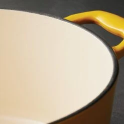 Tramontina 5.5 Qt Enameled Cast Iron Round Dutch Oven - Sunrise -Tramontina Sales Store 80131086IXM004G