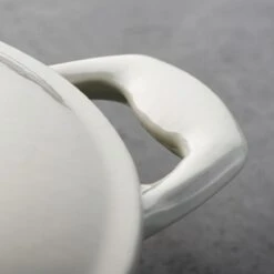 Tramontina 4 Qt Enameled Cast Iron Covered Braiser - Latte With Gold Stainless Steel Knob -Tramontina Sales Store 80131087IXM004G