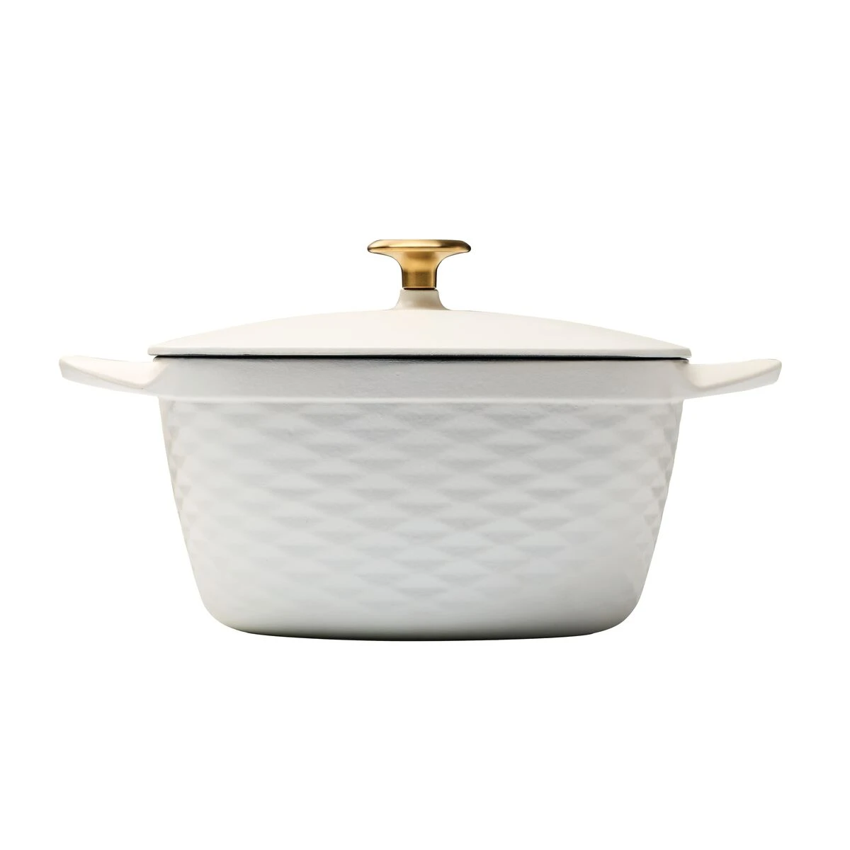 Tramontina Prisma 7 Qt Enameled Cast Iron Covered Square Dutch Oven - Matte White 9 Tramontina Prisma 7 Qt Enameled Cast Iron Covered Square Dutch Oven - Matte White - Image 9